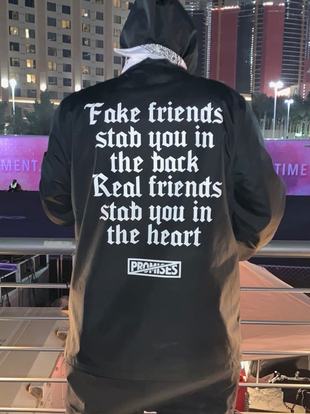 Broken Promises We Aren’t Homies Hooded Button Up Jacket